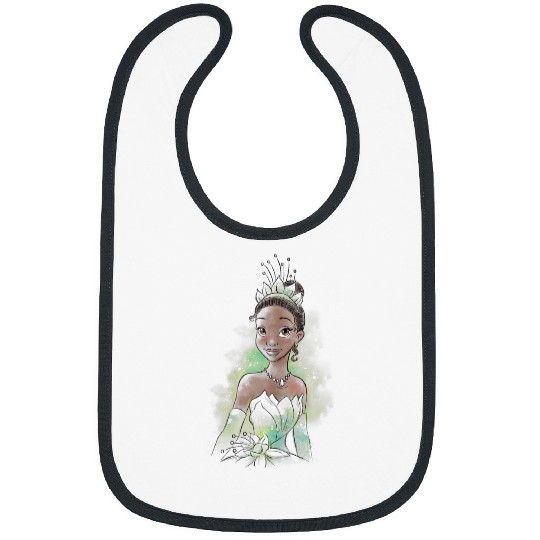 Disney The Princess And The Frog Tiana Watercolor Bibs