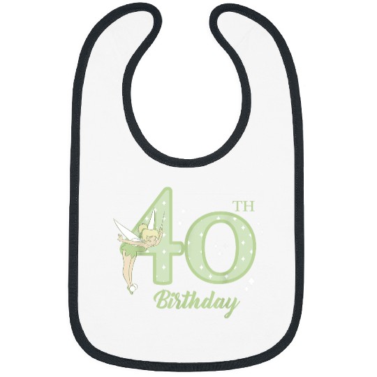 Disneyss Peter Pan 40th Birthday Tinkerbell Portrait Bibs