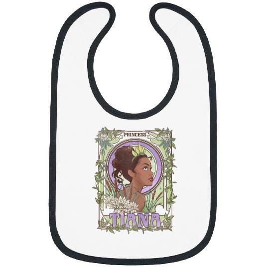 Disney The Princess And The Frog Princess Tiana Retro Frame Bibs