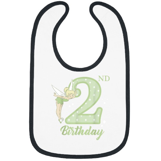Disneyss Peter Pan 2nd Birthday Tinkerbell Portrait Bibs