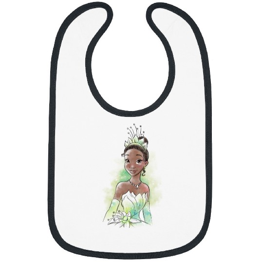 Disney The Princess And The Frog Tiana Watercolor Bibs