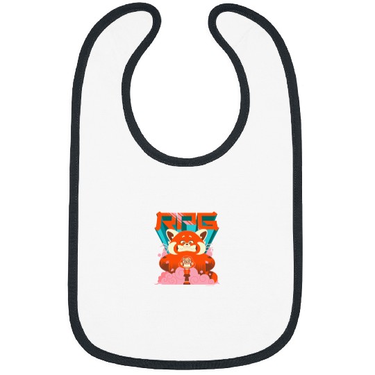 Disneyss And Pixars Turning Red Rpg Red Panda Girl Mei Bibs