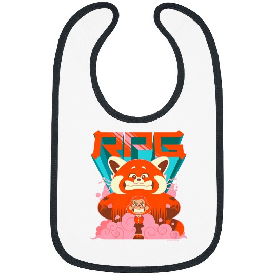 Disneyss And Pixars Turning Red Rpg Red Panda Girl Mei Bibs