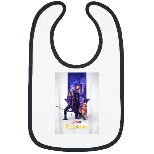 Marvels Hawkeye Disneyss Plus Trio Holiday Poster Bibs