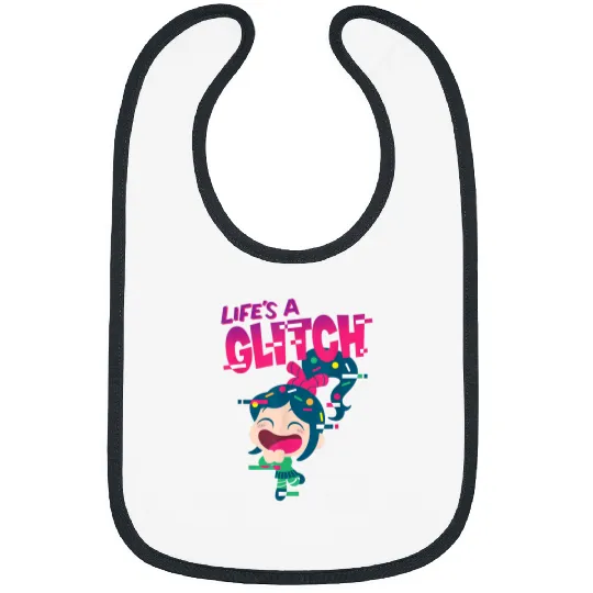 Disney Ralph Breaks the Internet Vanellope Glitch Bibs