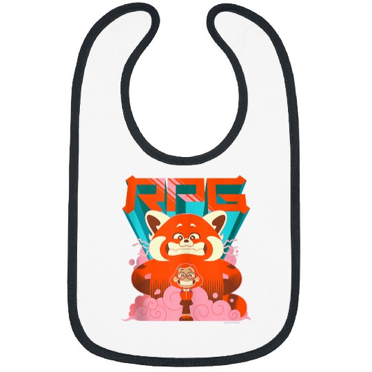 Disneyss And Pixars Turning Red Rpg Red Panda Girl Mei Bibs