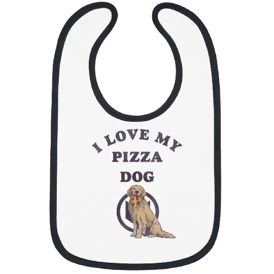 Marvels Hawkeye Disneyss Plus Lucky I Love My Pizza Dog Logo Bibs