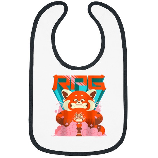 Disneyss And Pixars Turning Red Rpg Red Panda Girl Mei Bibs