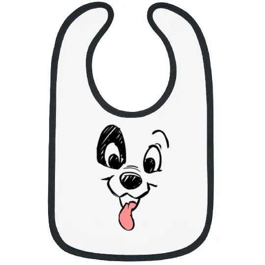 Kids Disney 101 Dalmatians Toddler Dalmatian Big Face Youth Bibs
