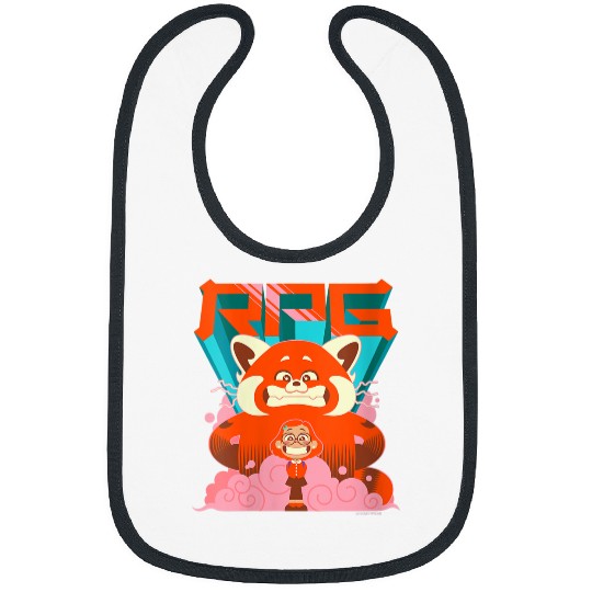 Disneyss And Pixars Turning Red Rpg Red Panda Girl Mei Bibs