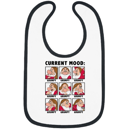 Disneyss Snow White Current Mood Always Grumpy Graphic Bibs