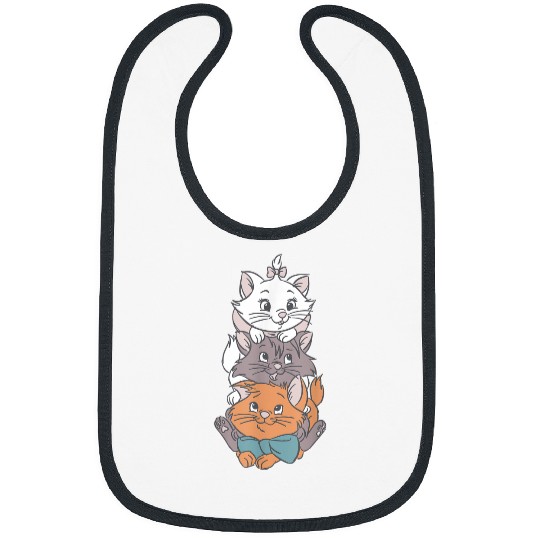 Disney The Aristocats Adorable Cute Trio Big Chest Portrait Bibs