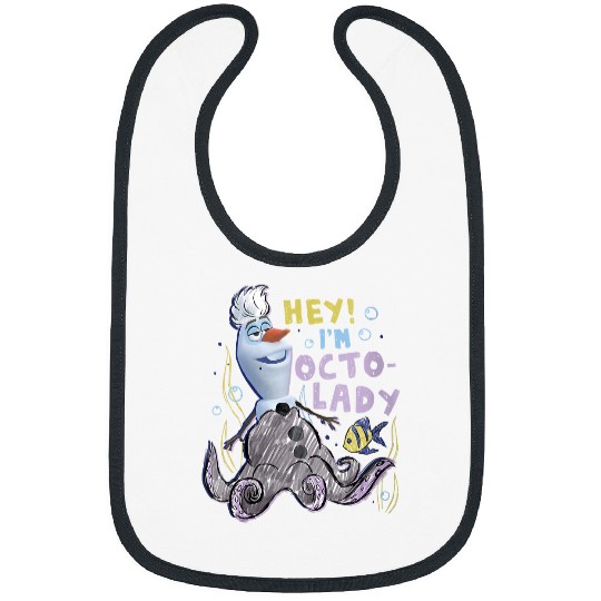 Womens Disney Olaf Presents Ursula Costume Sketch V-Neck T-Shirt Bibs