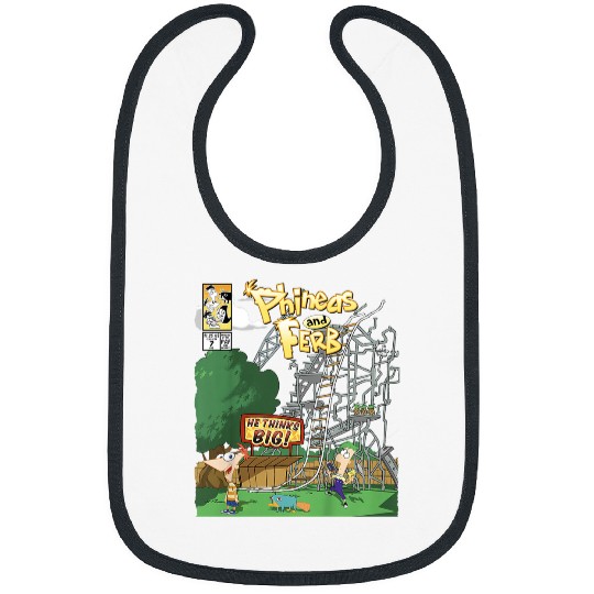 Disneyss Phineas And Ferb Rollercoaster Construction Magazine Bibs
