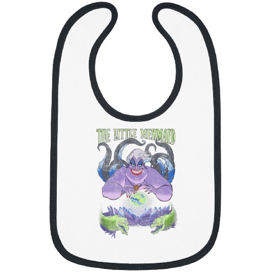 Disney The Little Mermaid Evil Ursula Crystal Ball Bibs