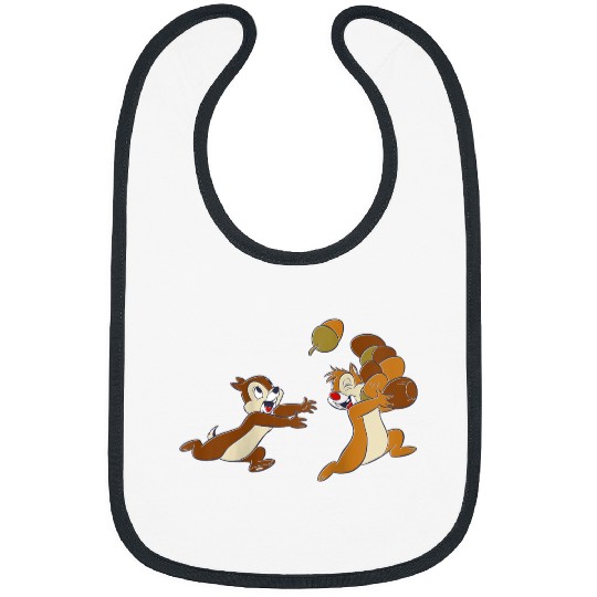 Disneyss Chip 'n Dale Acorn Chase Bibs