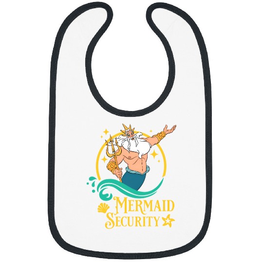 King Triton from The Little Mermaid Security Disney Father's Day Bibs