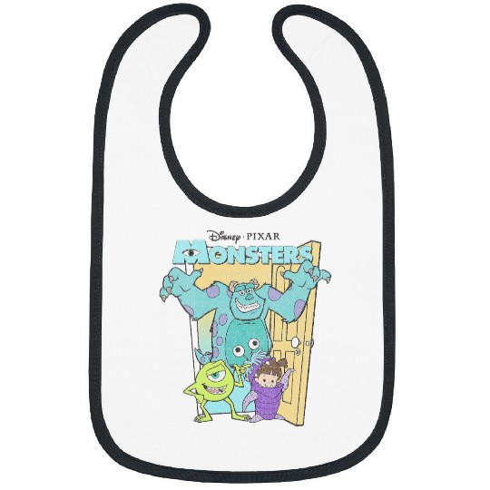 Womens Disney Pixars Monsters Inc. Mike Sully Boo Group VNeck Bibs