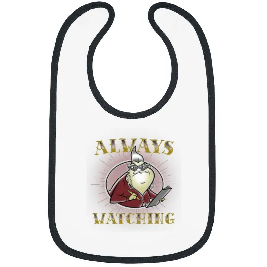 Disney Pixars Monsters Inc. Roz Always Watching Portrait Bibs