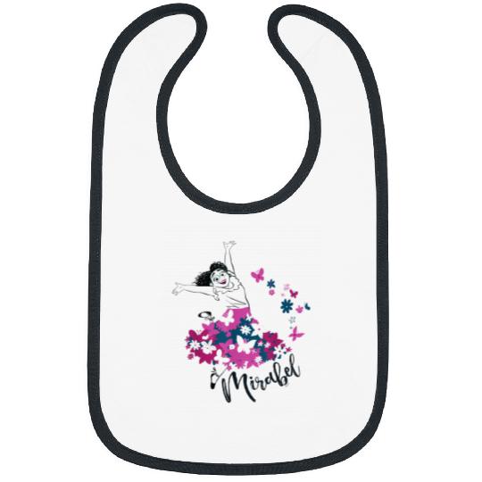 Disney Encanto Mirabel Madrigal Floral Lilac Pur Bibs