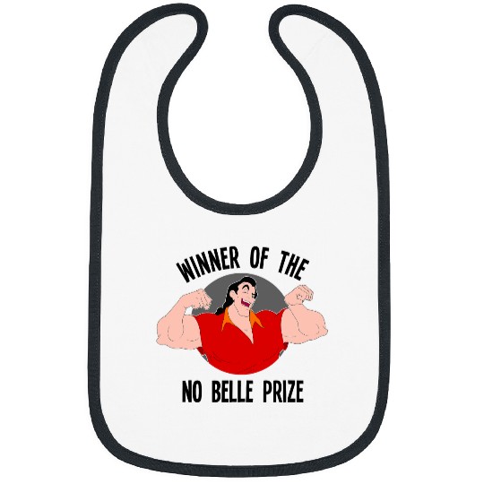 Disney Beauty and the Beast Gaston Winner No Belle Prize Bibs
