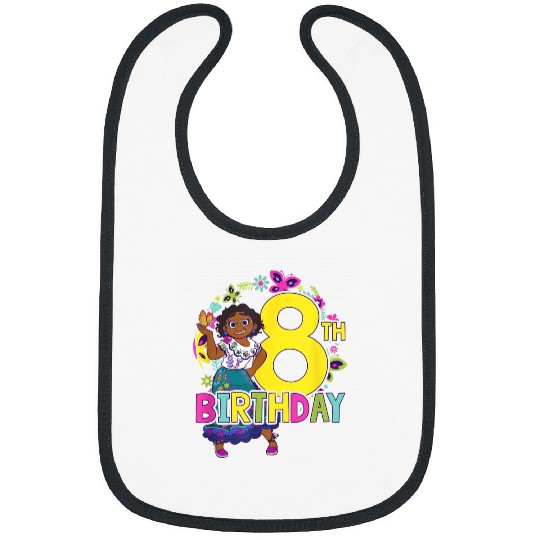 Disney Encanto Maribel 8th Birthday Smile Bibs