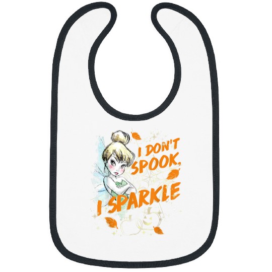 Disneyss Peter Pan Tinkerbell Halloween Don't Spook I Sparkle Bibs
