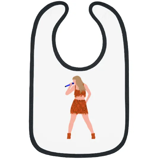 Discover Taylor Swiftt Eras Tour Orange Outfit Art 25 Bibs