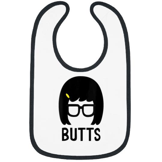 Womens Bobs Burgers Tina Belcher Butts VNeck Bibs