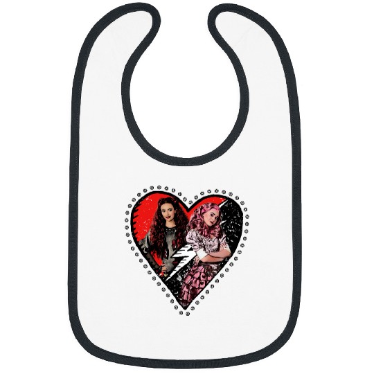 Disney Descendants The Rise Of Red Red & Bridget Heart Bibs