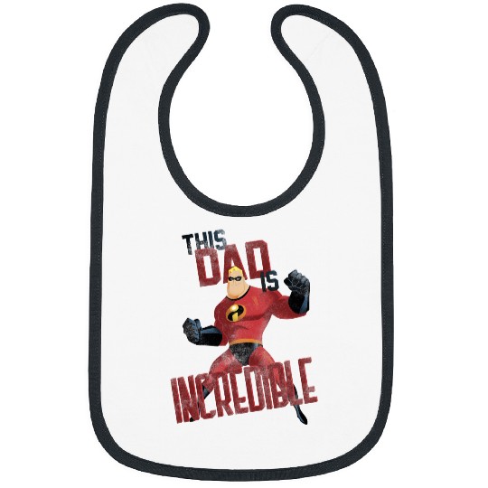 Disney Pixars The Incredibles Father's Day Incredible Dad Bibs