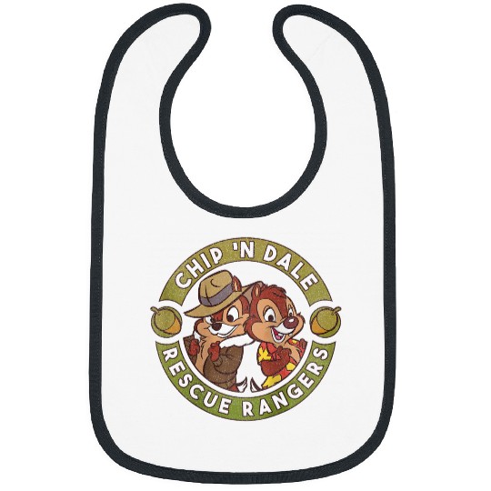 Disneyss Chip 'n Dale Rescue Rangers Logo Bibs
