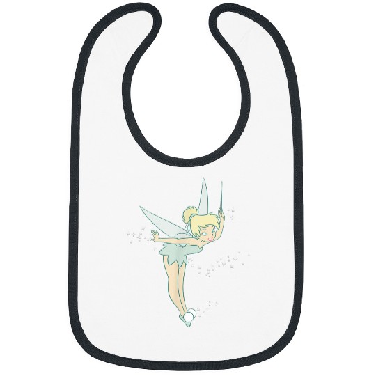 Disneyss Peter Pan Tinkerbell Glitter Tink Wink Bibs