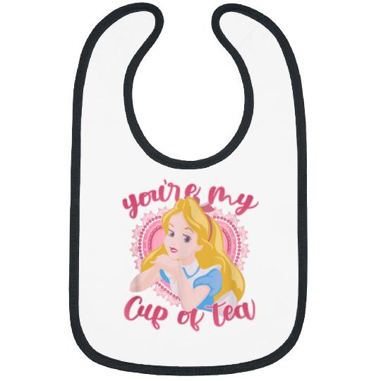 Disneyss Alice In Wonderland Alice Valentine's Day Cup Of Tea Bibs