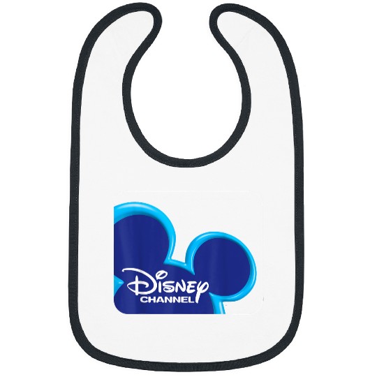Disney Channel  Mickey Mouse Blue 2000s Logo Bibs