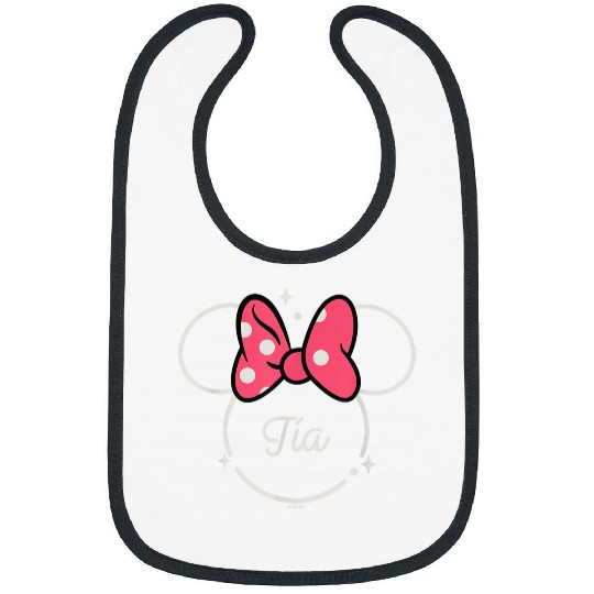 Disneyss Minnie Mouse Ta Aunt Head Icon Magic Da De La Madre Bibs