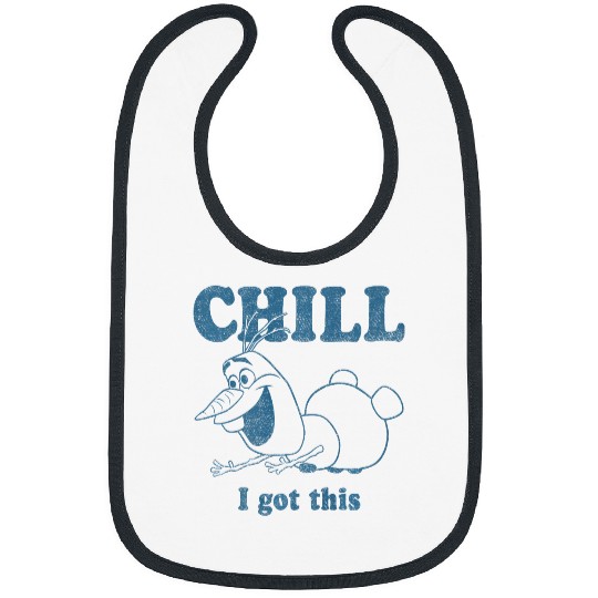 disney frozens Olaf Chill I Got This Portrait Premium Bibs
