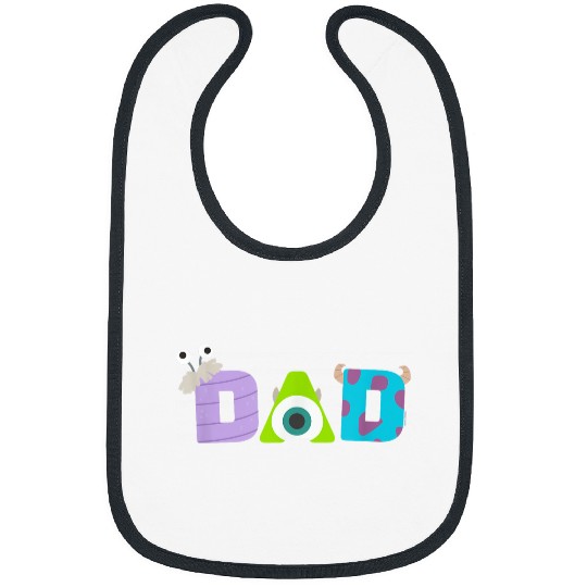 Disneyss And Pixarss Monsters Inc Dad Fathers Day Birthday Bibs