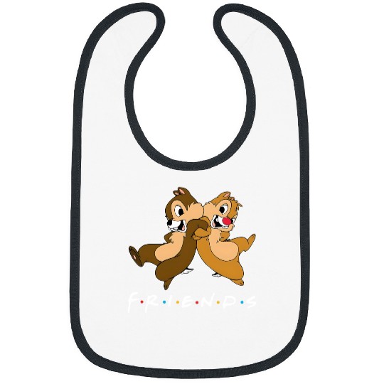 Chip And Dale Friends Bibs, Chip and Dale Bibs, Disney Friends Bibs