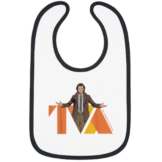 Marvels Studios Loki Season 2 Loki And Tva Logo Disneyss+ Mcu Bibs