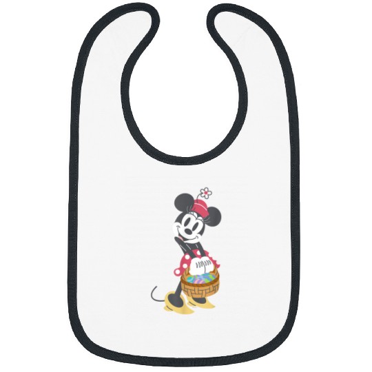 Disney Minnie Mouse Pastel Spring Retro with Eas Bibs