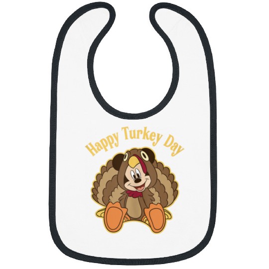 Disney Mickey And Friends Thanksgiving Mickey Turkey Bibs
