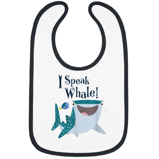 Disneyss Pixars Finding Dory Destiny Dory I Speak Whale Logo Bibs