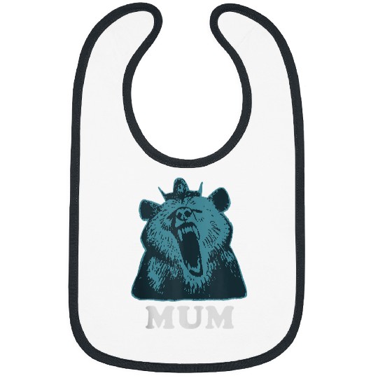 Disneyss Wreck it Ralph Bravesss Queen Elinor Bear Mum Vintages Bibs