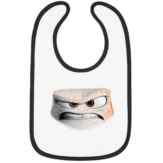 Disneyss Pixars Inside Out Anger Big Faces Chest Logo Bibs