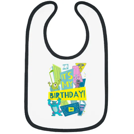 Disneyss And Pixarss Monsters Inc Its My Birthday Bibs