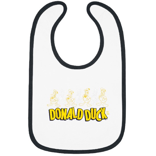 Disneyss Donald Duck 90th Anniversary Looks Through The Years Bibs