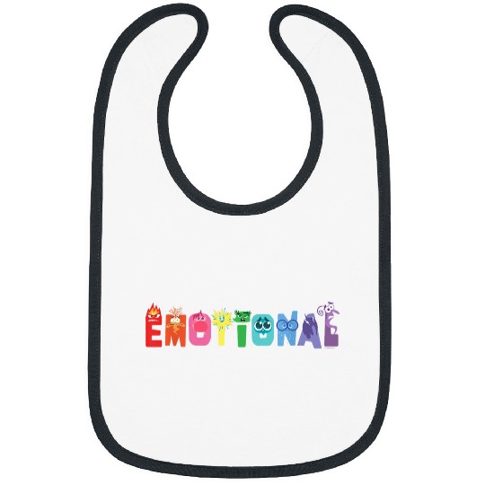 Disneyss And Pixarss Inside Out 2 Emotions Feeling Emotional Bibs