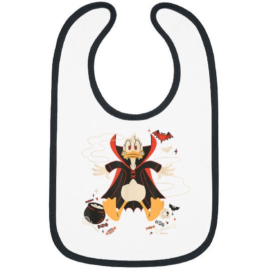Disneyss Donald Duck Halloween Scared Silly Vampire Bibs