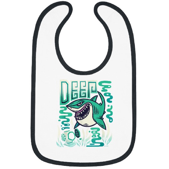 Disneyss And Pixarss Finding Nemo Bruce The Shark Deep Bibs